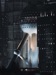 futuristic skyscraper view