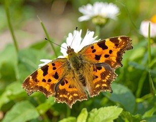 Fototapeta premium Butterfly on flower
