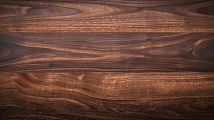 Close-up of three horizontal dark wooden planks with distinctive grain patterns