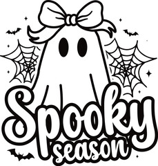 Spooky Halloween Svg,Cute Ghost Png,Fall