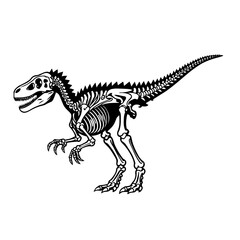 tyrannosaurus dinosaur vector illustration