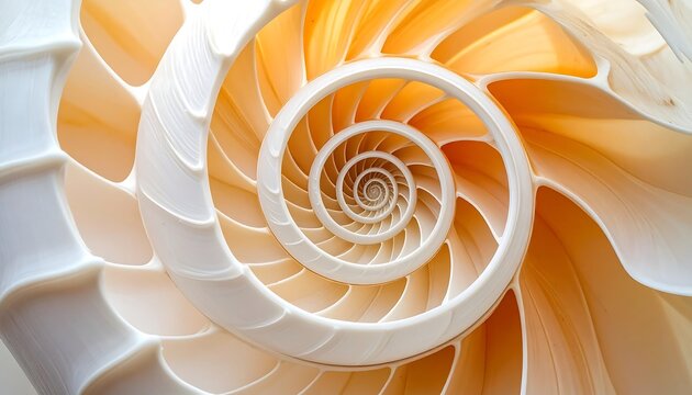 Detailed spiral shell structure