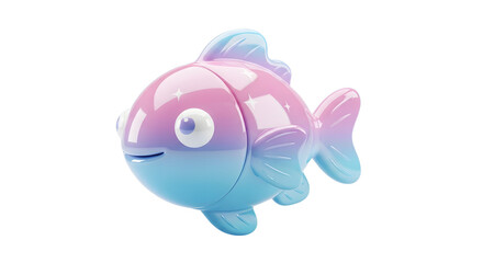 Cute Pink and Blue Fish