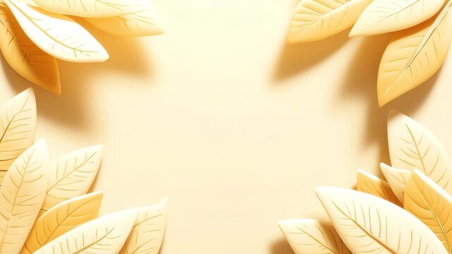 Macro Zoom on Fall Leaves - UI & Ads Background Loop