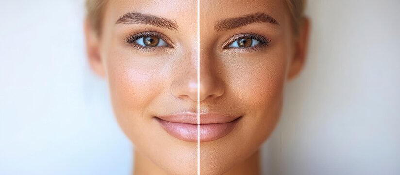 Before and After Skin Tone Enhancement:  Dramatic Improvement