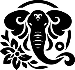 elephant abstract art