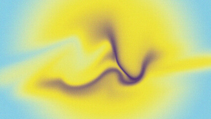 Abstract Yellow and Blue Gradient with Noise Texture Background