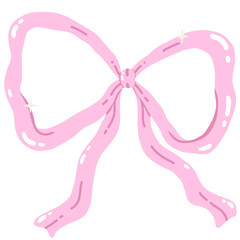 pink ribbon bow