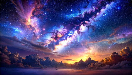 sunrise in the mountains