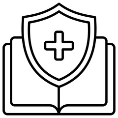 Obraz premium Safety Procedure Outline Icon