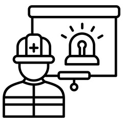 Emergency Training Outline Icon