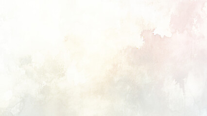 Abstract, creamy, off-white watercolor texture background.