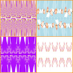 Fabric pattern, graphic design, decoration, colors