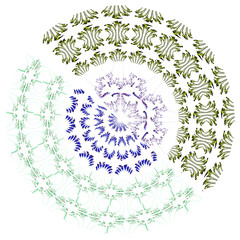 Fabric pattern, graphic design, decoration, colors