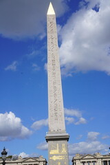 l'ob&eacute;lisque de Louxor, place de la Concorde &agrave; Paris France