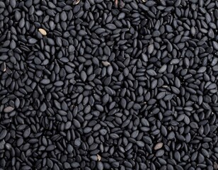 Black sesame seeds close-up (2)