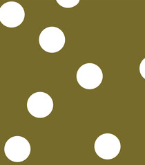 Seamless neutral polka dots pattern. White hand-drawn circles on dusty pink background. Abstract Random points ornament. Vector rose illustration for wallpaper, fabric, print, wrapping paper, textile