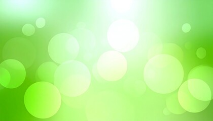 Obraz premium Abstract vibrant green bokeh background