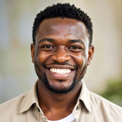 Obraz premium Smiling man portrait