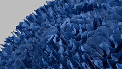 Abstract Ruffled Fabric Texture