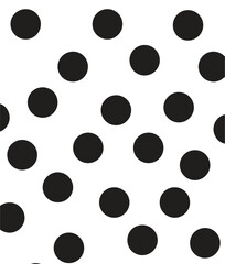 Seamless neutral polka dots pattern. White hand-drawn circles on dusty pink background. Abstract Random points ornament. Vector rose illustration for wallpaper, fabric, print, wrapping paper, textile