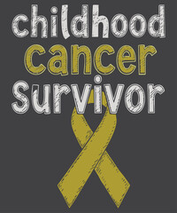 Childhood cancer Survivor design vector, Gold childhood awareness design, childhood cancer, childhood cancer awareness, childhood cancer survivor, yellow ribbon, Childhood cancer Survivor
