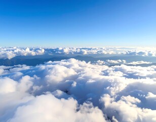 High-altitude view of clouds and mountains (1)