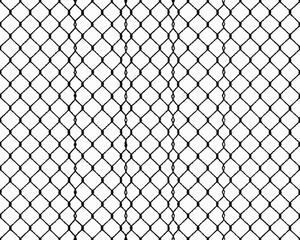 Abstract black net pattern on white background