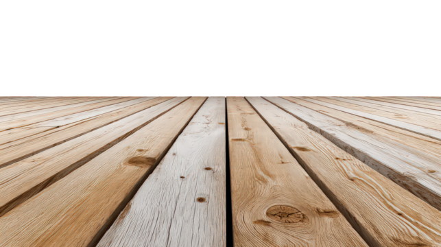 Light Brown Wooden Planks Perspective Background