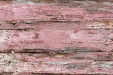 Weathered pink wood plank texture background rustic aged shabby chic design