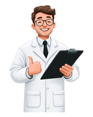 Man/Standing/Healthcare-facility