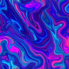Fototapeta premium Abstract vibrant swirling colors (1)