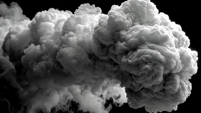 large gray cloud animation