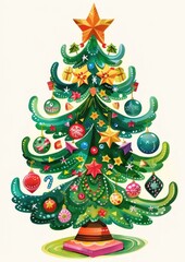 Christmas tree christmas art christmas tree.