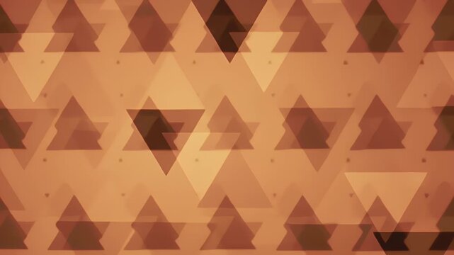 Abstract Brown Triangle Pattern.