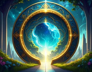 Mystical portal to another world