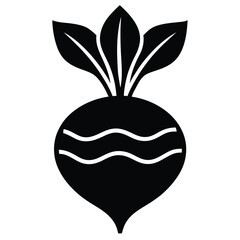 kohlrabi vector icon
