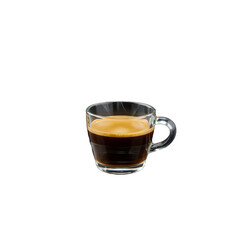 Espresso cup isolated on transparent background