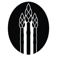 asparagus vector icon