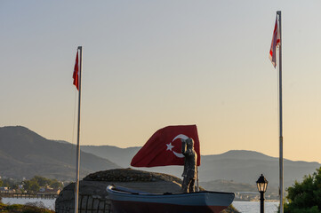 Monument to Turkish and Cypriot Fishermen in Lefke
