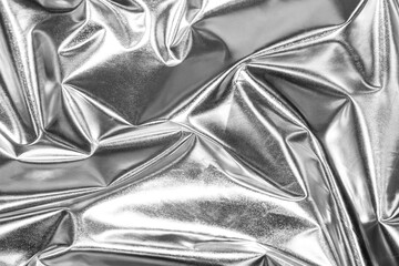 silk fabric texture Metallic black and white or gray holographic background