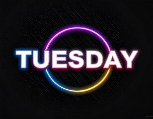 Neon Tuesday graphic