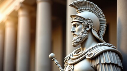 Guardian of Glory: The Eternal Sentinel of Ancient Warrior Spirit