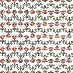 Colorful flower pattern