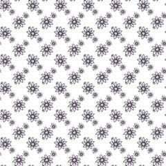 Colorful flower pattern