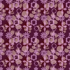 Colorful flowers as a seamless pattern. Multicolored background with flowers.
Seamless floral decor.