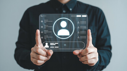 Recruitment process hr management talent acquisition human resources job search candidate profile interface