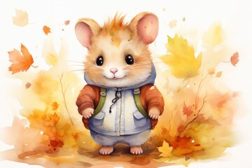 Hamster rodent mammal animal.