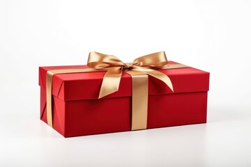 Obraz premium Gift box red.