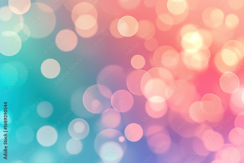 Wall mural circle bokeh backgrounds pattern light.